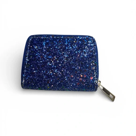 Luxury Sparkling Blue Women's Wallet - Picture 4 of 5